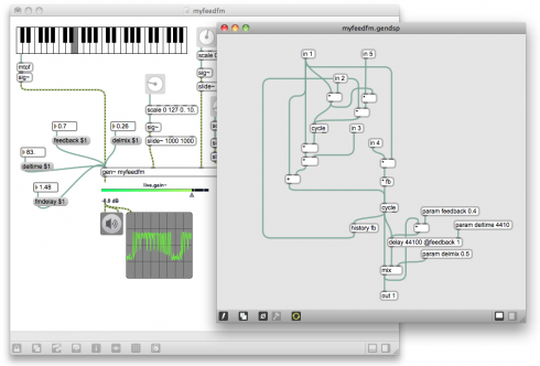 Max/MSP/Jitter workshop. MIDI and OSC.